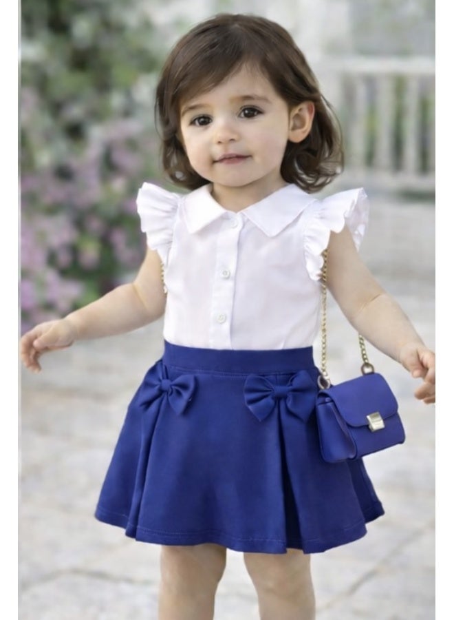 Bold Chic Tiny Twirls Dress for Girls - Image 3