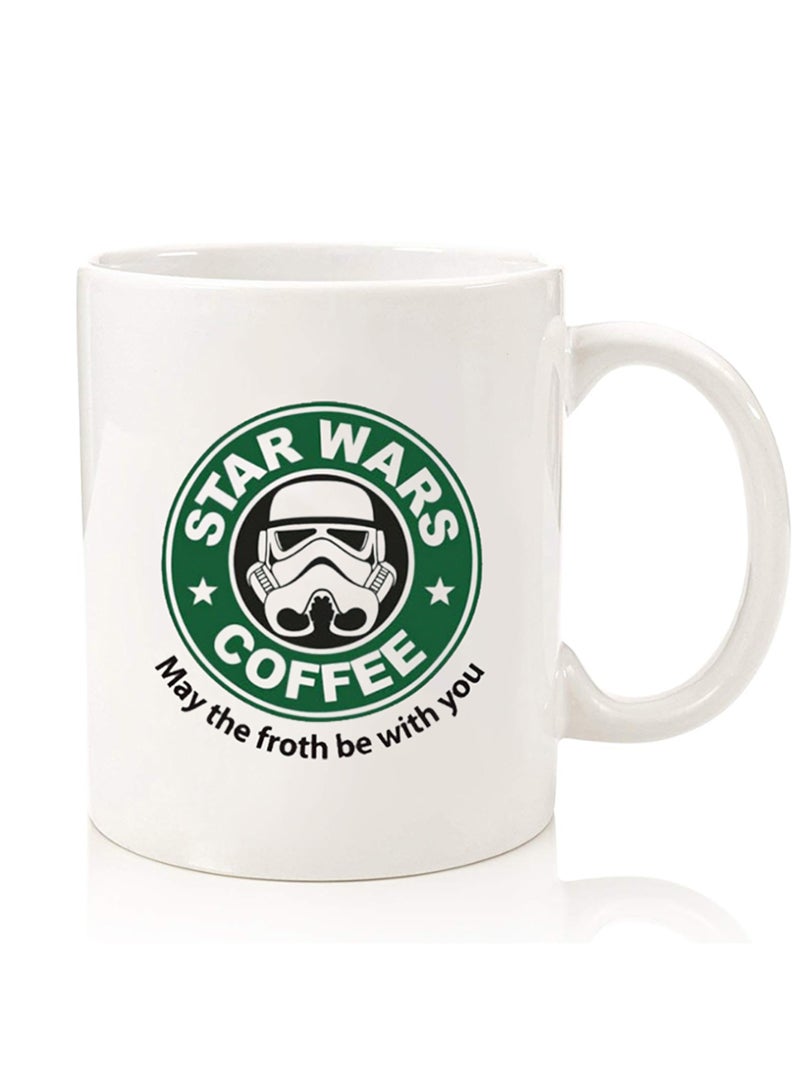 Theodor Premium Quality Two Sided Printed Coffee Mug Tea Cup For Home Office, Kids Men Women StarWars Coffee - Image 1