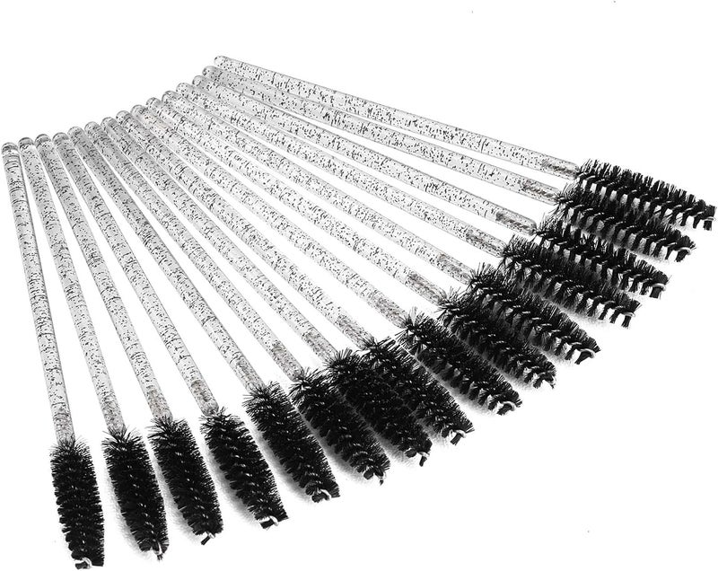 Tbestmax 500 Disposable Mascara Wands Eyelash Brush Spoolies for Eyebrow Eye Lash Extension Black - Image 2