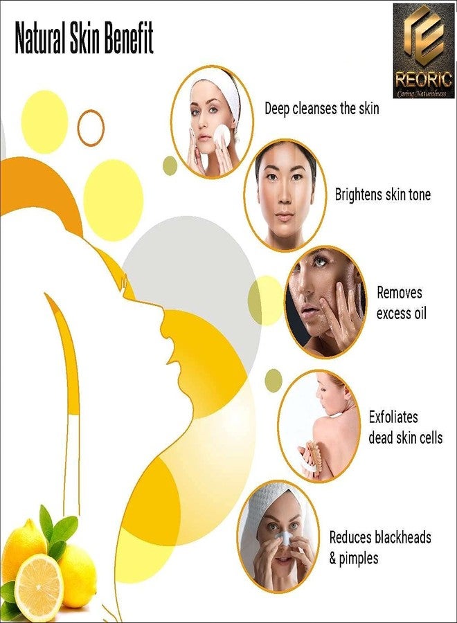 REORIC Pure Lemon Peel and Citrus Powder for Skin Care - 100g (Pack of 1) - Image 4