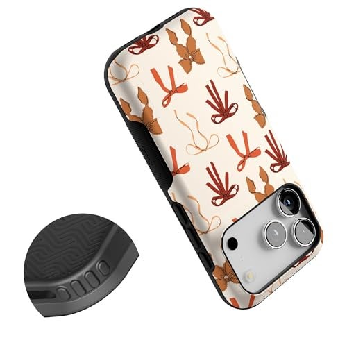 Casely iPhone 17 Pro Case | Fall Girlie | Pumpkin Spice Bows | Bold Protective Design | MagSafe Compatible Design - Image 5