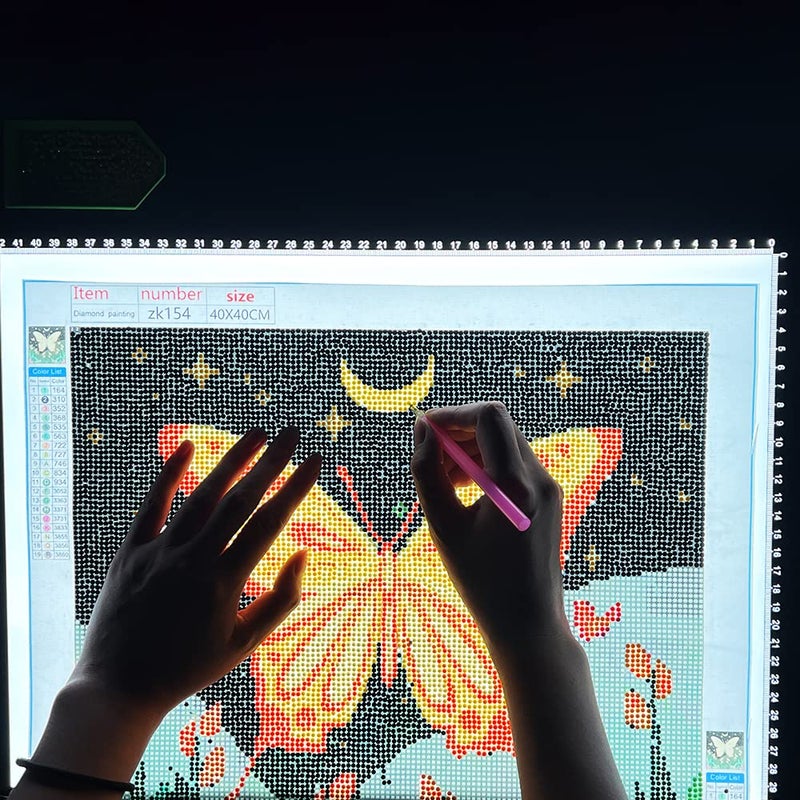HSK A4 LED Light Box Light Pad Lock/Unlock Modes Touch Dimmer Button Dimmer 5 Level Brightness Led 7000 Lux for Tatoo,Trace, Drawing,Animation, Sketching,Diamond Painting - Image 3