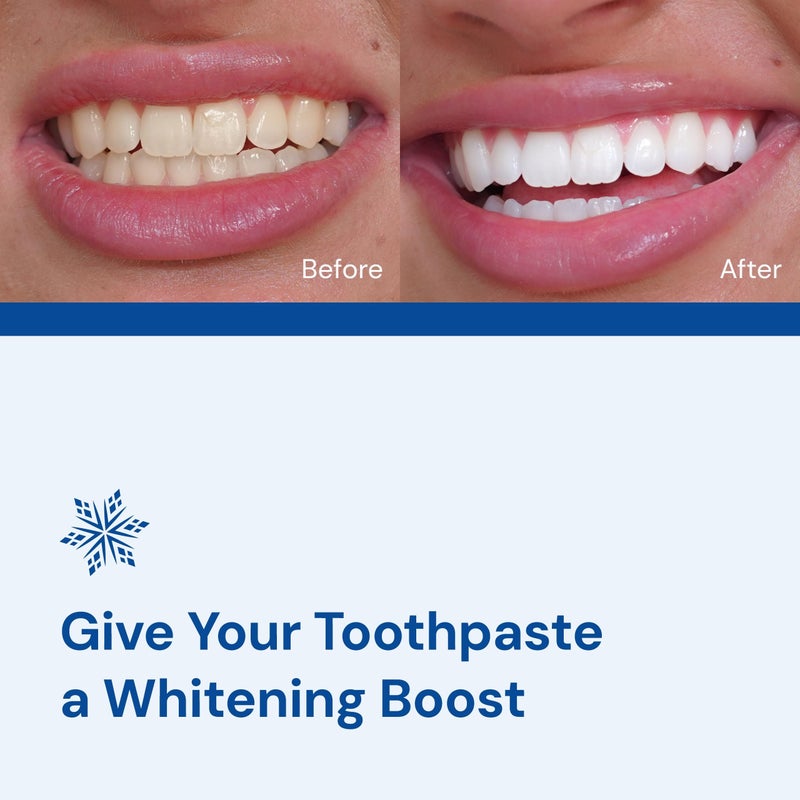 Snow Magic Teeth Whitening Powder with Hydroxyapatite â€“ Tooth Polisher for Sensitive Teeth, Toothpaste Booster for Teeth Cleaning & Color Correction - Lavender & Mint Flavor, 35g - Image 2