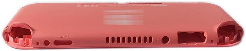 Rinbers Front Back Faceplate Rear Back Cover Housing Replacement for Nintendo Switch Lite Console HDH-001 Top Bottom Shell Case Plastic Cover - Pink - Image 4