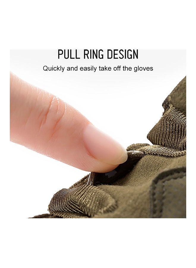 NIBEMINENT Half Finger Anti-Slip Wearproof Gloves M - Image 3
