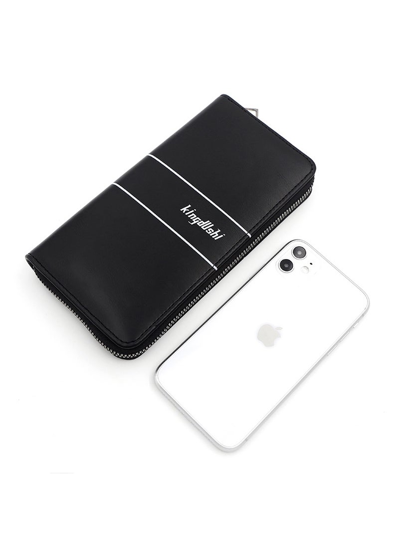 Kingdushi - Men's Large Capacity Long Wallet Handbag 20*10*3CM - Image 1