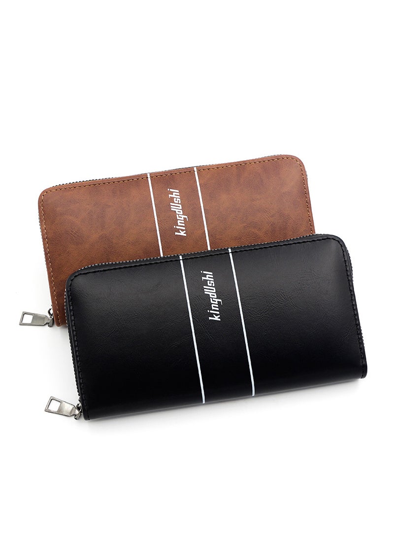 Kingdushi - Men's Large Capacity Long Wallet Handbag 20*10*3CM - Image 1