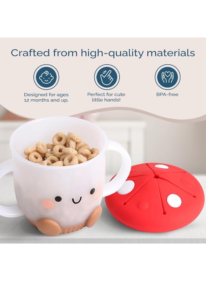 Itzy Ritzy Snack Cup - Mushroom - Image 5