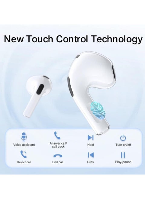 JR-T03S TWS Semi In-Ear Earphones Wireless Earbuds And Equipped With Anti-Fingerprint Silicon Case With Power Box Standard Version White , JR-T03S Plus Bluetooth 5.1 TWS Half In-Ear Earphones Wireless Earbuds With Protective Cover Standard Version White