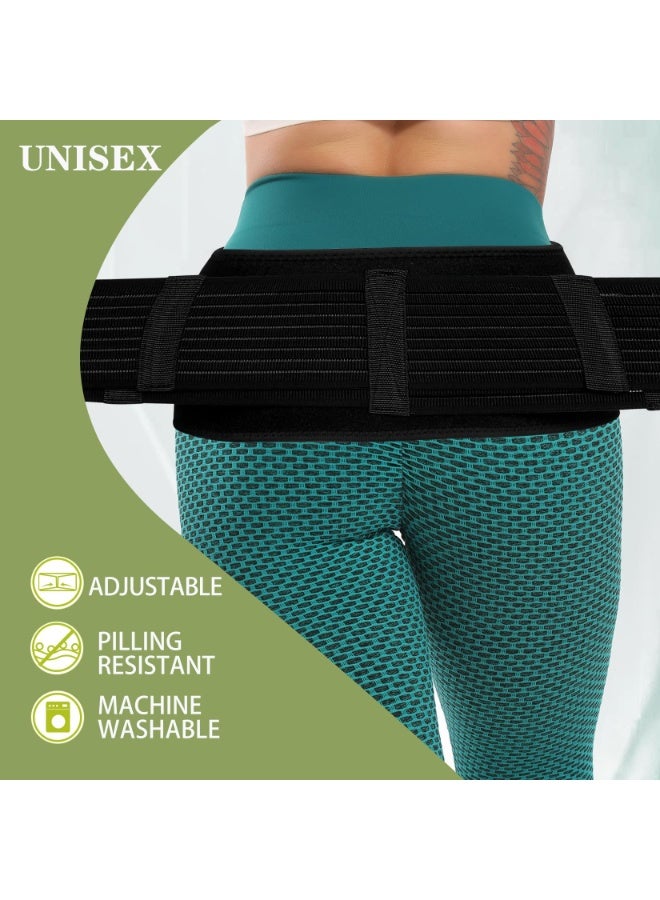 FDTY حزام الورك العجزي الحرقفي للنساء والرجال الذي يخفف آلام العصب الوركي والحوض وأسفل الظهر والساق والعصب العجزي الناتجة عن خلل في المفصل العجزي الحرقفي | دعامة المدور - Image 2