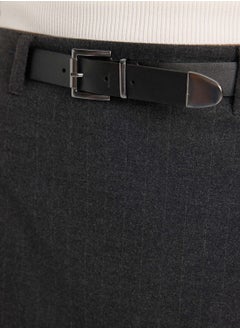 DeFacto A-Line Basic High-Waist Mini Classic Skirt  - Image 3