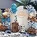 XIPEGPA 158 PCS Blue Cow Balloons Arch Garland Kit Cow Party Decorations for Baby Shower Birthday Farm Western Cowboy Theme Party Supplies Decorations - Image 3