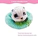 VOLOBE Silicone Panda 5 Inches Soft Mini Realistic Animal Toy as Silicone Piglet Companion with Sleeping Pad Accessories for Kids Boy Girl Birthday Panda - Image 4