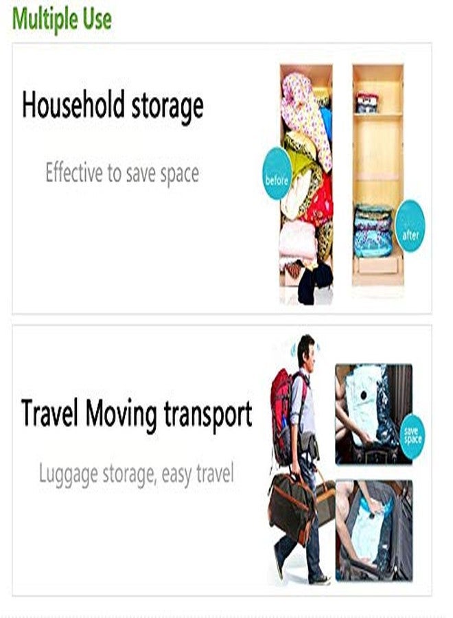 YouBella Space Saver Waterproof 3 Vacuum Compression Storage Bags with Free Hand Pump for Home and Travel (Pack of 3 Medium (50 x 60 cm)) - Image 4