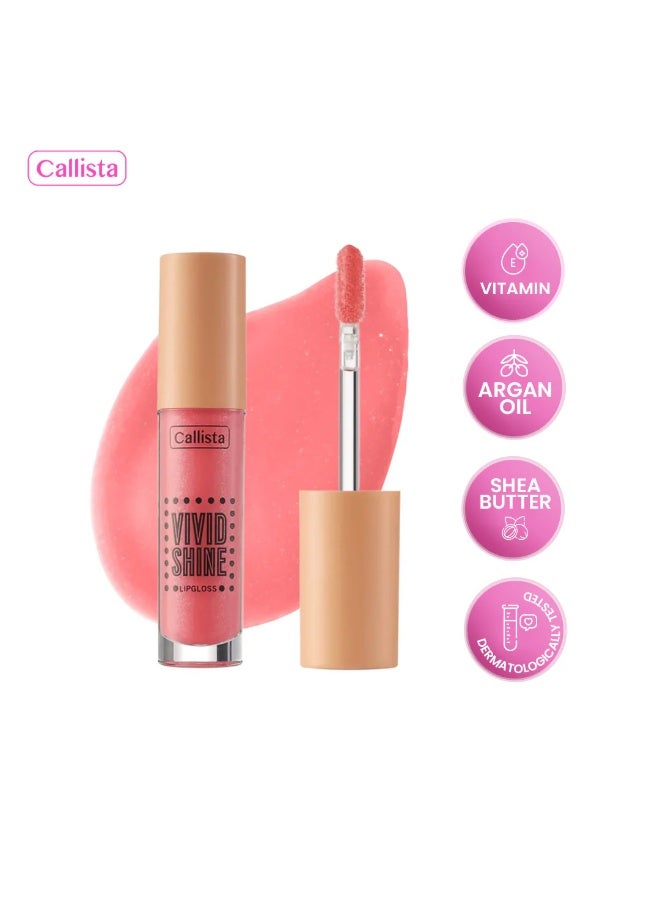 كاليستا ملمع شفاه مرطب ولمّاع 107 بزبدة الشيا وزيت الأرجان وفيتامين هـ لشفاه ناعمة ومشرقة - Image 4
