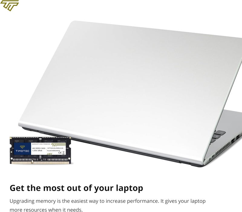 Timetec 8 جيجابايت DDR3L / DDR3 1600 ميجاهرتز (DDR3L-1600) PC3L-12800 / PC3-12800(PC3L-12800S) غير متوازن بدون ECC 1.35V/1.5V CL11 2Rx8 204 دبوس SODIMM ترقية ذاكرة الكمبيوتر المحمول - Image 4
