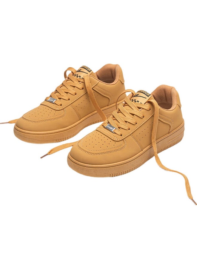 Pull Back Warrior Men'S White Shoes Men'S Spring And Autumn All-Match Casual Shoes Breathable Sports Board Shoes Men - Image 1