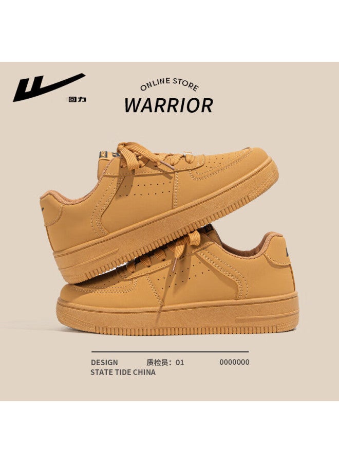 Pull Back Warrior حذاء رجالي أبيض رجالي ربيع وخريف كاجوال متعدد الاستخدامات حذاء رياضي مريح للرجال - Image 1
