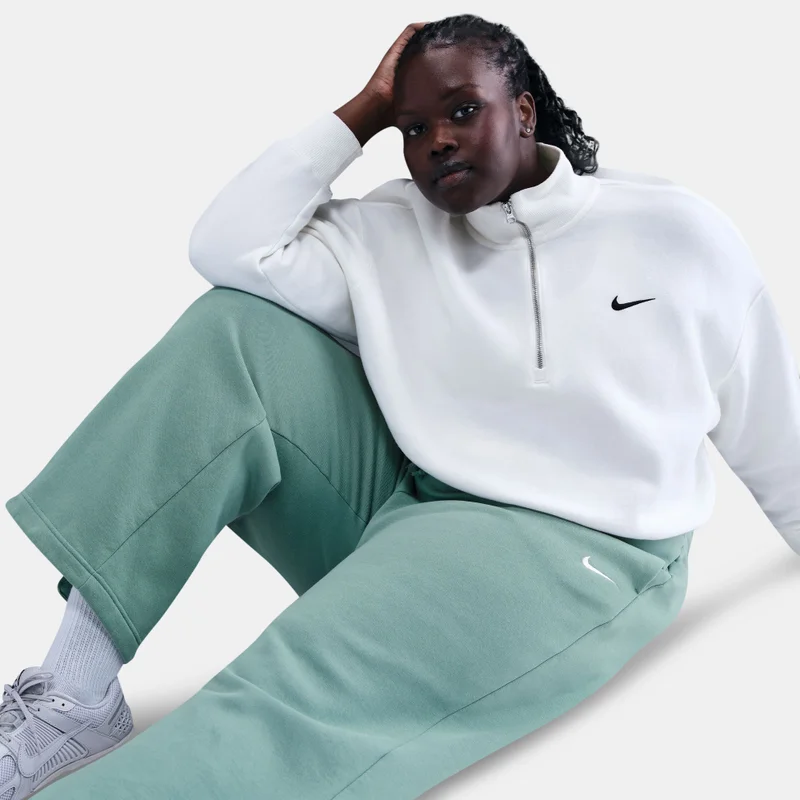 Nike seafoam green Women's Sportswear Phoenix Fleece Wide-Leg Sweatpants for Women | Best Price UAE