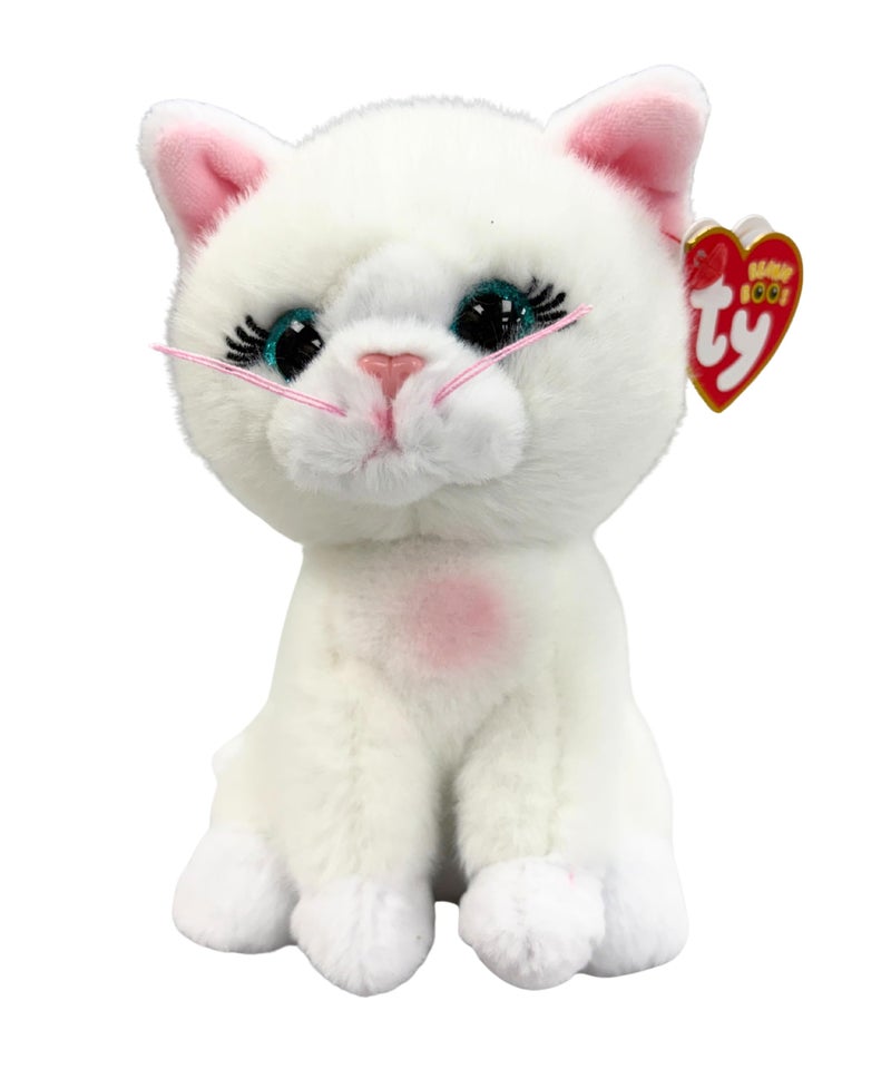 TY Beanie Boos Amelia The Big Blue Eyes Cat and Glitter The Plush with Big Sparkly Eyes 15 cm T37377 - Image 3