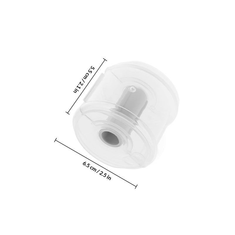 4pcs Round Roll Tape Dispensers With Cutter 6.5x6.5x5.5cm Portable Plastic Household Tape Holders For Office And Craft Use - Image 3