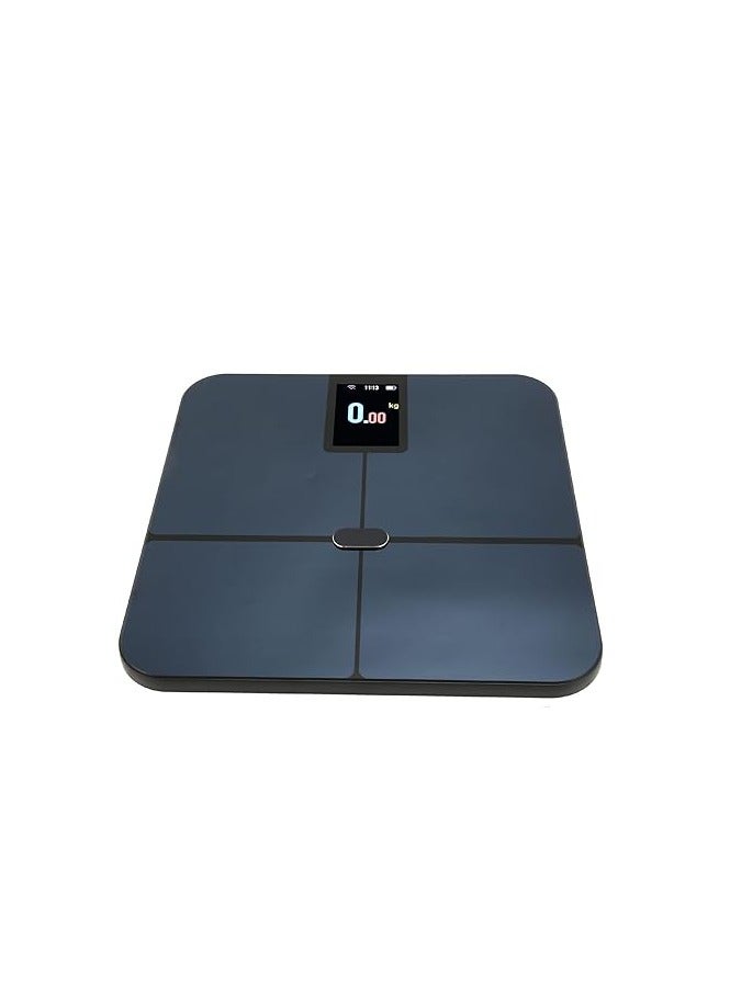 مقياس ذكي لوزن الجسم ونسبة الدهون، شاشة LED كبيرة قابلة لاعادة الشحن، مقياس وزن واي فاي 400 باوند - Image 1