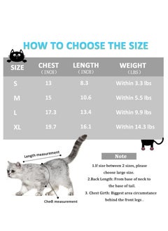 Excefore Cat Recovery Suit, Cat Professional Surgery Recovery Suit, Cat Onesie for Cats After Surgery, Surgical Abdominal Wound Skin Diseases E-Collar Alternative Wear, Pajama Suit (Grey, Medium)  - Image 2