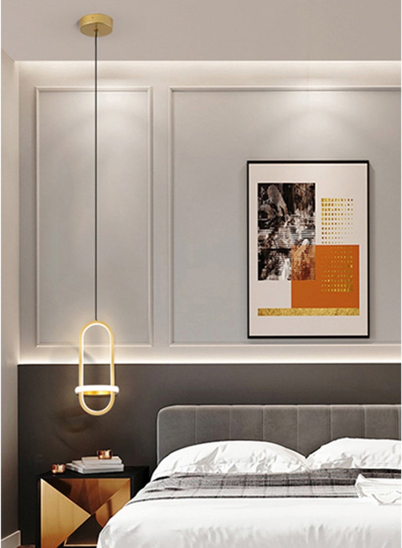 Onelight 1-Pcs Modern Simple Luxury Chandelier with Adjustable 3-Color Lights, Suitable For Living Room, Bedroom and Bedside 21W - Image 1