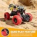 Beestech 63 Inch Monster Truck Toys for Boys 3 4 5 6 7 Years Old Pull Back Friction Powered Truck Vehicles Play Sets 2 Pack - Image 4