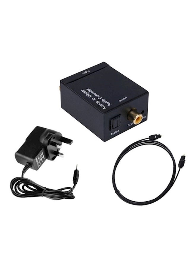 Analog To Digital Optical RCA Converter/Adapter Black - Image 2