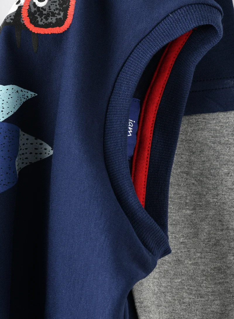 JAM Boys' 'Chillin' Walrus Graphic Long-Sleeve Tee