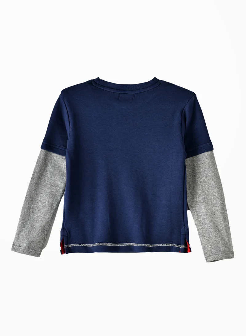 JAM Boys' 'Chillin' Walrus Graphic Long-Sleeve Tee