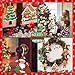LINAYE Christmas Ornament Crafts for Kids Toddlers 32 Set Make Your Own Ornament Craft Kit Christmas Party Favor Goodie Bag Stuffers Game Activities for Kids - Image 4