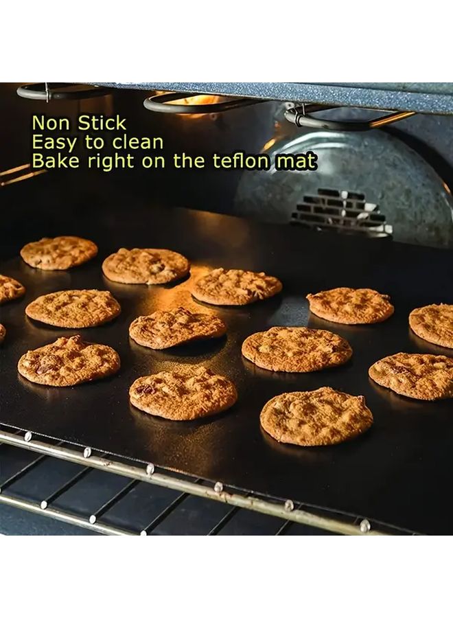 1pc Thick Non Stick Oven Liner Mat for Electric Gas Ovens Dishwasher Safe - Image 5