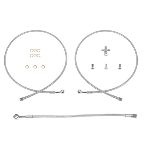 YMT Front Brake Line Kit 3line +2 inch Extended A-arms Fits for Yamaha Banshee 350 1987-2015 - Image 1