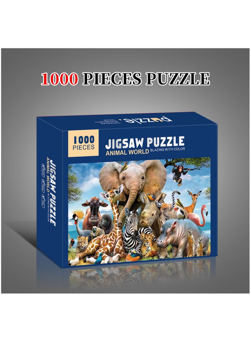 Anna 1000 Thick Paper Puzzle Pieces For Puzzle Solving And Decompression - Image 1