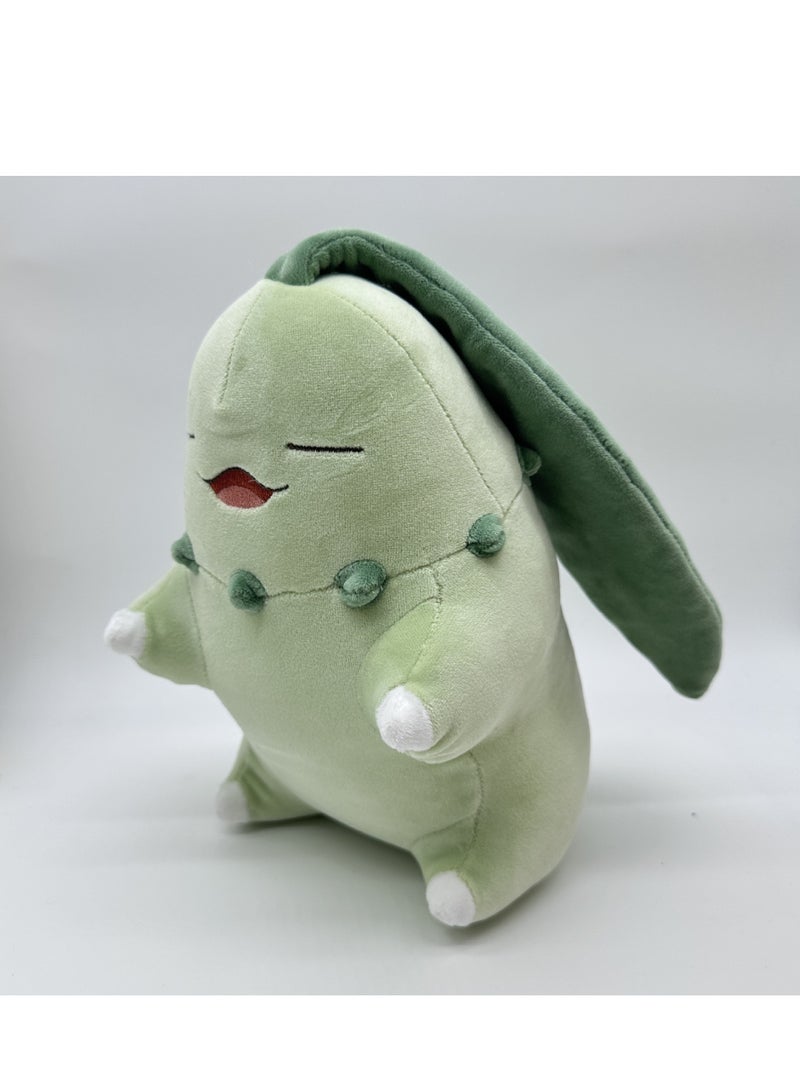 Snorlax & Chikorita Sleeping Plush Series - Soft Short Plush Doll, Perfect Sleep Companion  - Image 2
