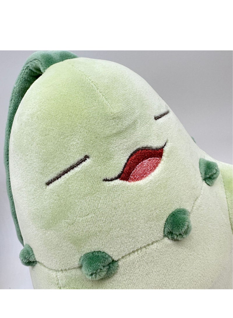 Snorlax & Chikorita Sleeping Plush Series - Soft Short Plush Doll, Perfect Sleep Companion  - Image 5