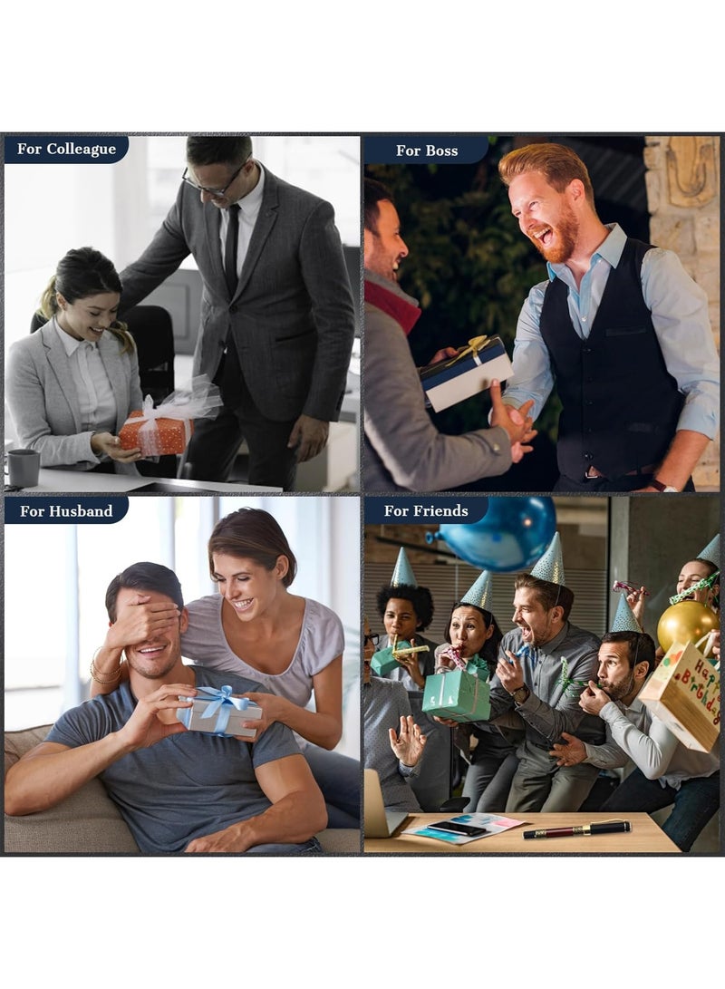 MAOGEDA Luxury Pen, Ballpoint Pen Black Refill, Business Pens, Best Ball Pen Gift Set for Men and Women, Professional Executive, Office, Nice Pens Classy Gift Box(Red) - Image 3