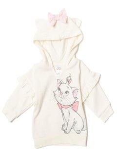 Disney Disney The Aristocats Marie Newborn Baby Boy or Girl Fleece Hoodie Bodysuit Pants Pink/White 0-3 Months  - Image 3