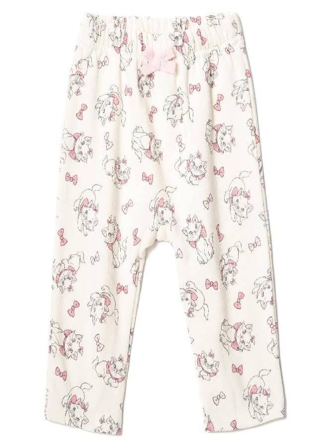 Disney Disney The Aristocats Marie Newborn Baby Boy or Girl Fleece Hoodie Bodysuit Pants Pink/White 0-3 Months  - Image 5