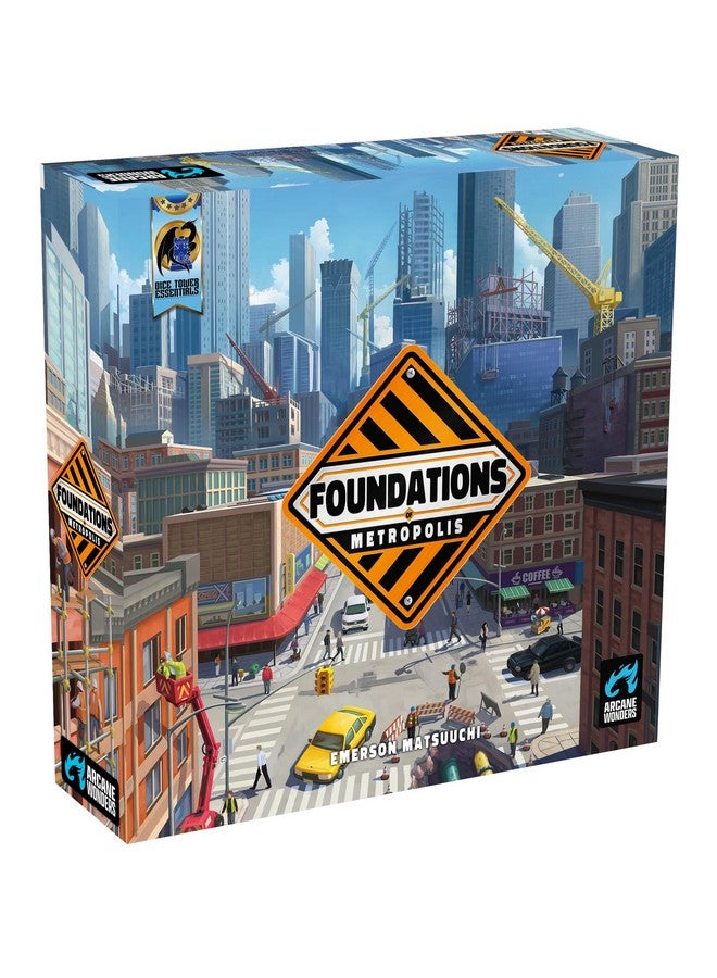 Arcane Wonders Foundations of Metropolis - Strategy Board Game - for 1 to 4 Players and Ages 14+ - Image 1