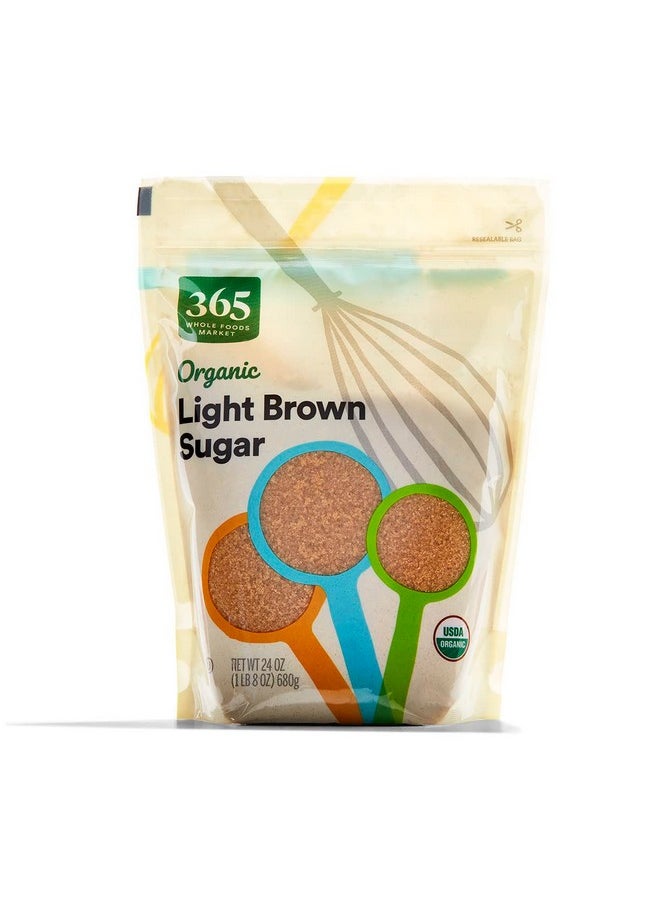 365 by Whole Foods Market 365 by Whole Foods Market, Organic Light Brown Sugar, 24 Ounce  - Image 1