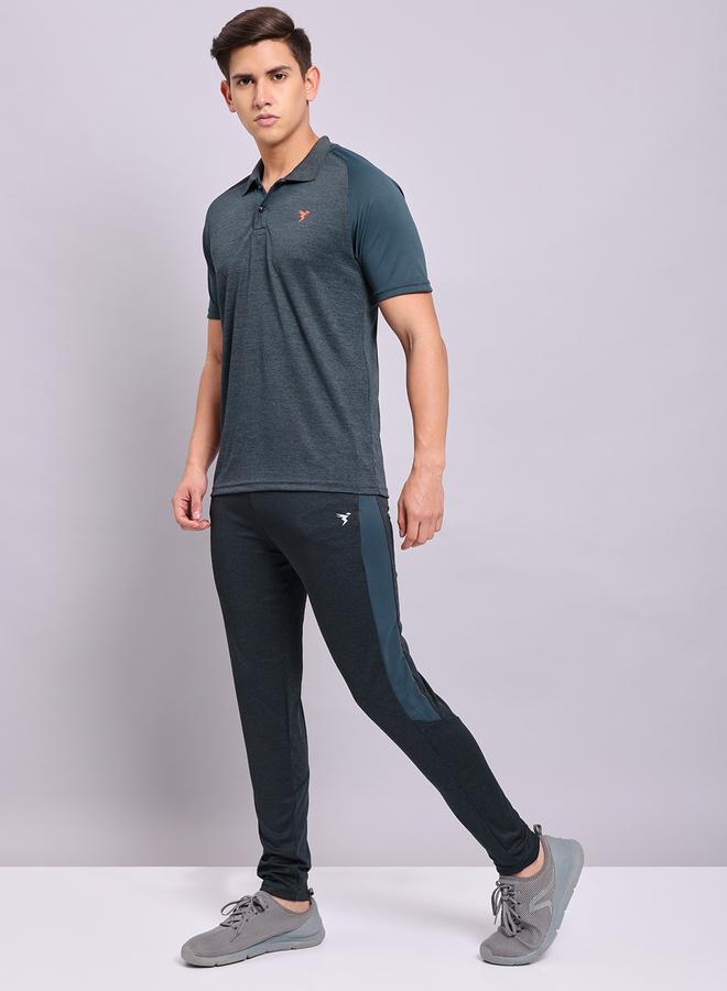 Technosport Contrast Side Panel Slim Fit Track Pants - Image 1