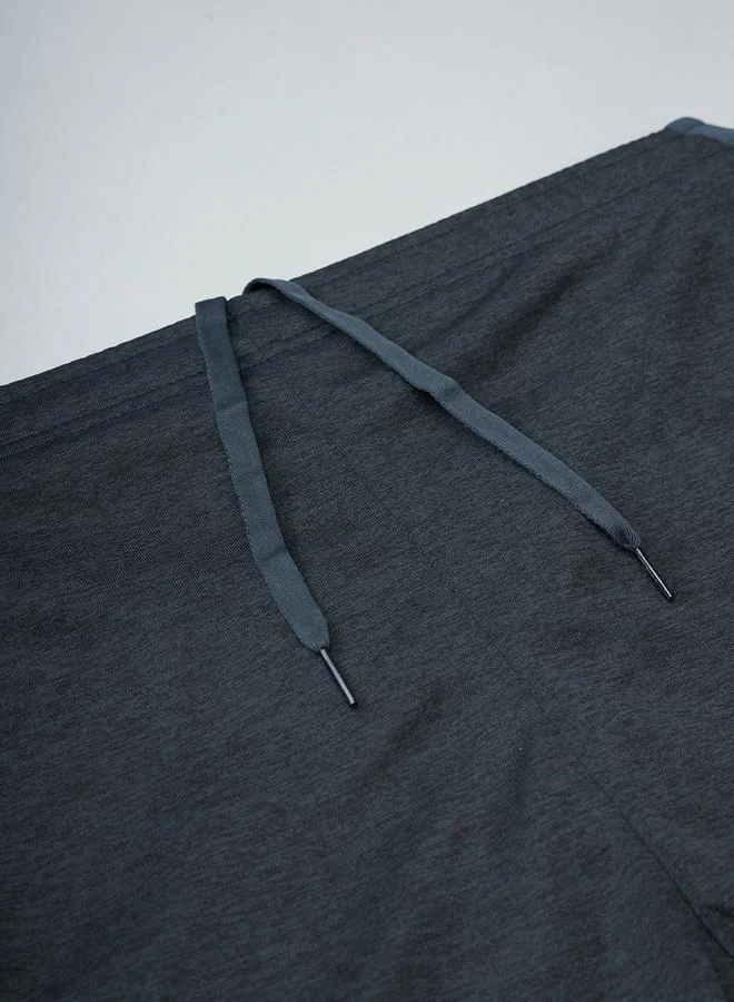 Technosport charcoal Technosport Contrast Side Panel Slim Fit Track Pants for Men | Best Price UAE