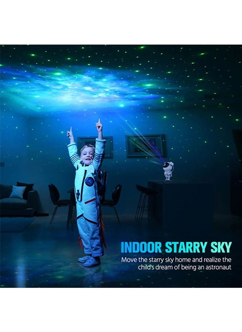 EzzySo - Astronaut Star Projector Galaxy Night Light Kids Space Lights LED Lamp With Remote Control Timer And Remote 360° Adjustable Design For Gaming Room Home Theater - Image 1