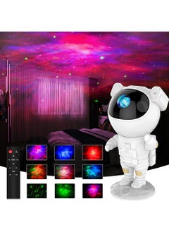 Astronaut Star Projector Galaxy Night Light Kids Space Lights LED Lamp With Remote Control Timer And Remote 360° Adjustable Design For Gaming Room Home Theater