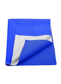 TRANCE Trance Quick Dry Soft Bed Protector Waterproof Baby Cot Sheet Single90x182 cmInk Blue 