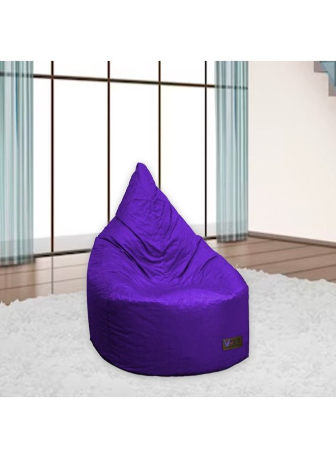 WAVY Purple Torpedo Bean Bag - Waterproof - Image 1