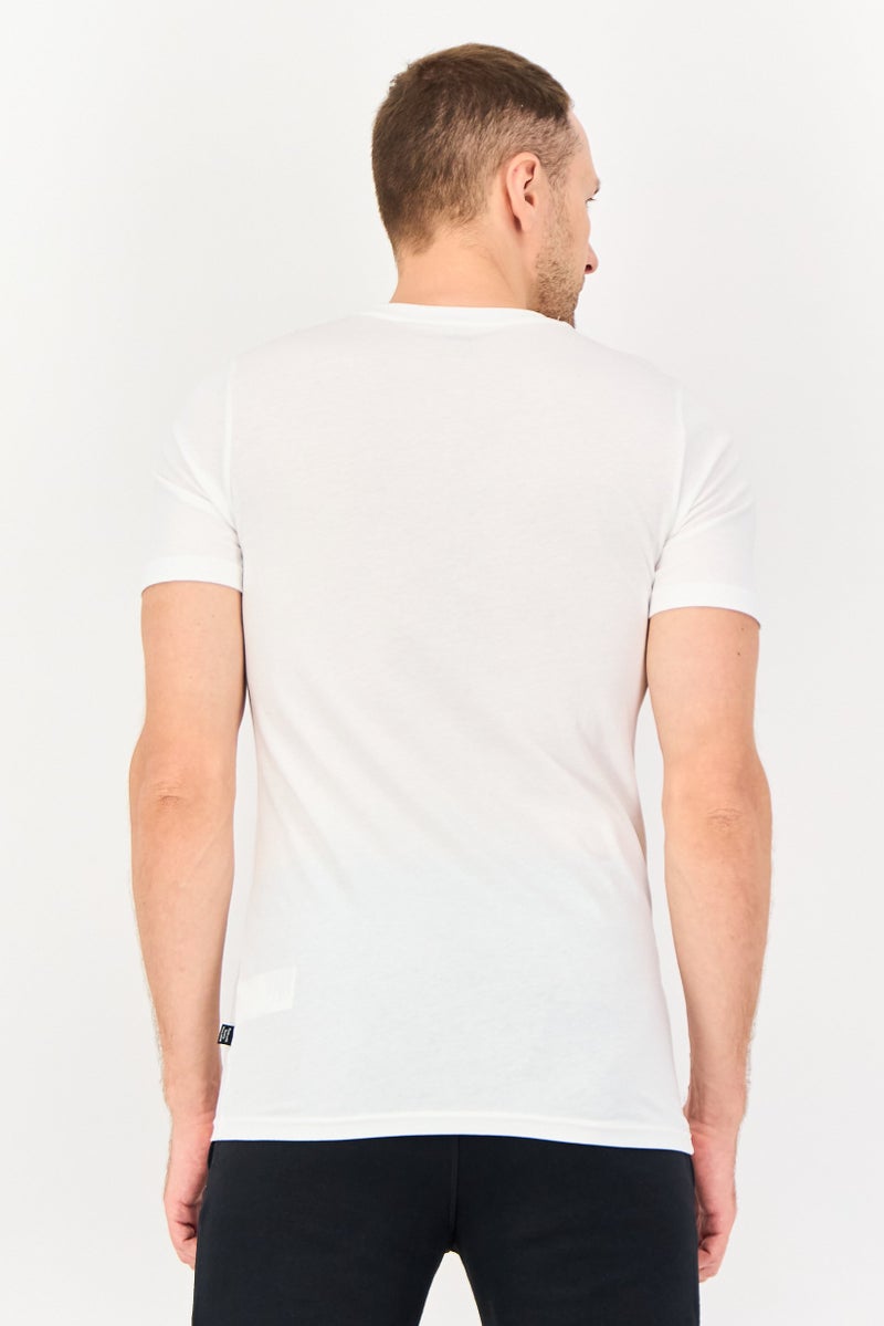 PUMA تي شيرت رياضي للرجال بأكمام قصيرة مناسب في الهواء الطلق، أبيض - Image 3